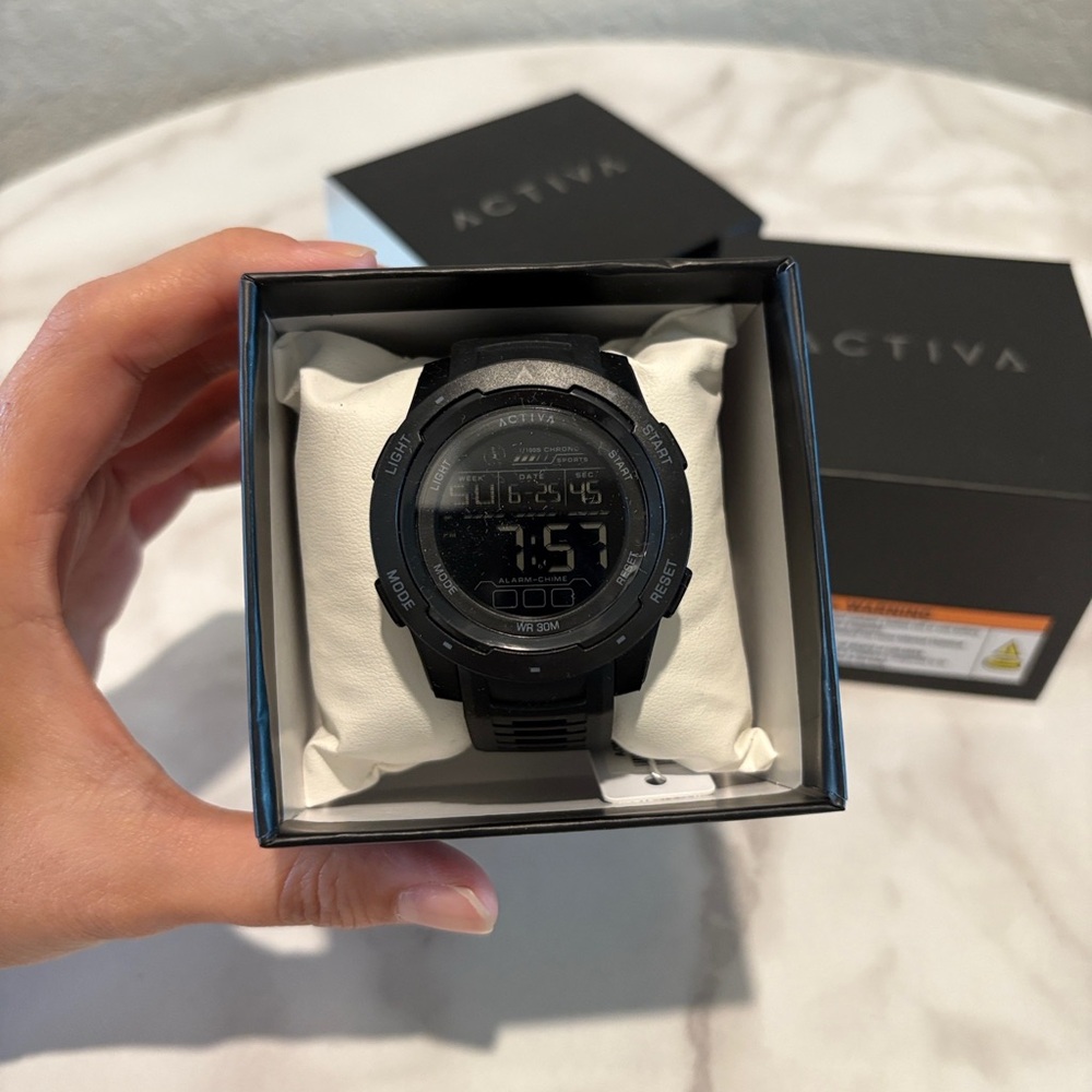 Activa X Invicta Digital Men's Watch - 45mm, Black NWT